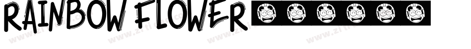 Rainbow Flower字体转换